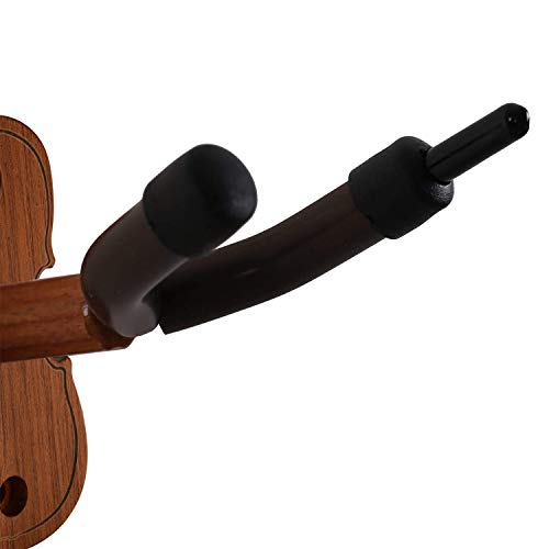 Violin Wall Mount Violin Hanger with Bow Hook Home & Studio Rosewood Violin/Viola Stand (Rosewood MA-R5)2