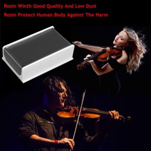 Rosin for Violin Viola Cello bow,2 Pack Dark Black Natural Rosin