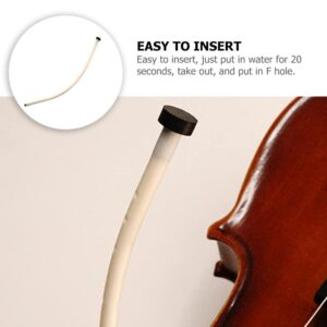 FOMIYES Violin Humidifier Violin Sound Hole Humidifier Viola Humidifier F Hole Humidifier Panel Humidifier Violin Accessories White