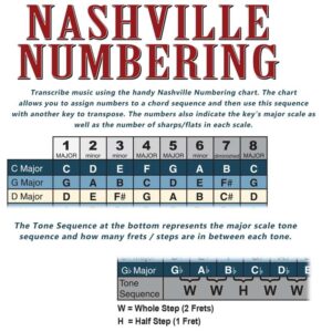 Laminated Viola Fingerboard Note Instructional Chart - Poster includes Circle of 5ths & Nashville Numbering System 11x17 | A New Song Music