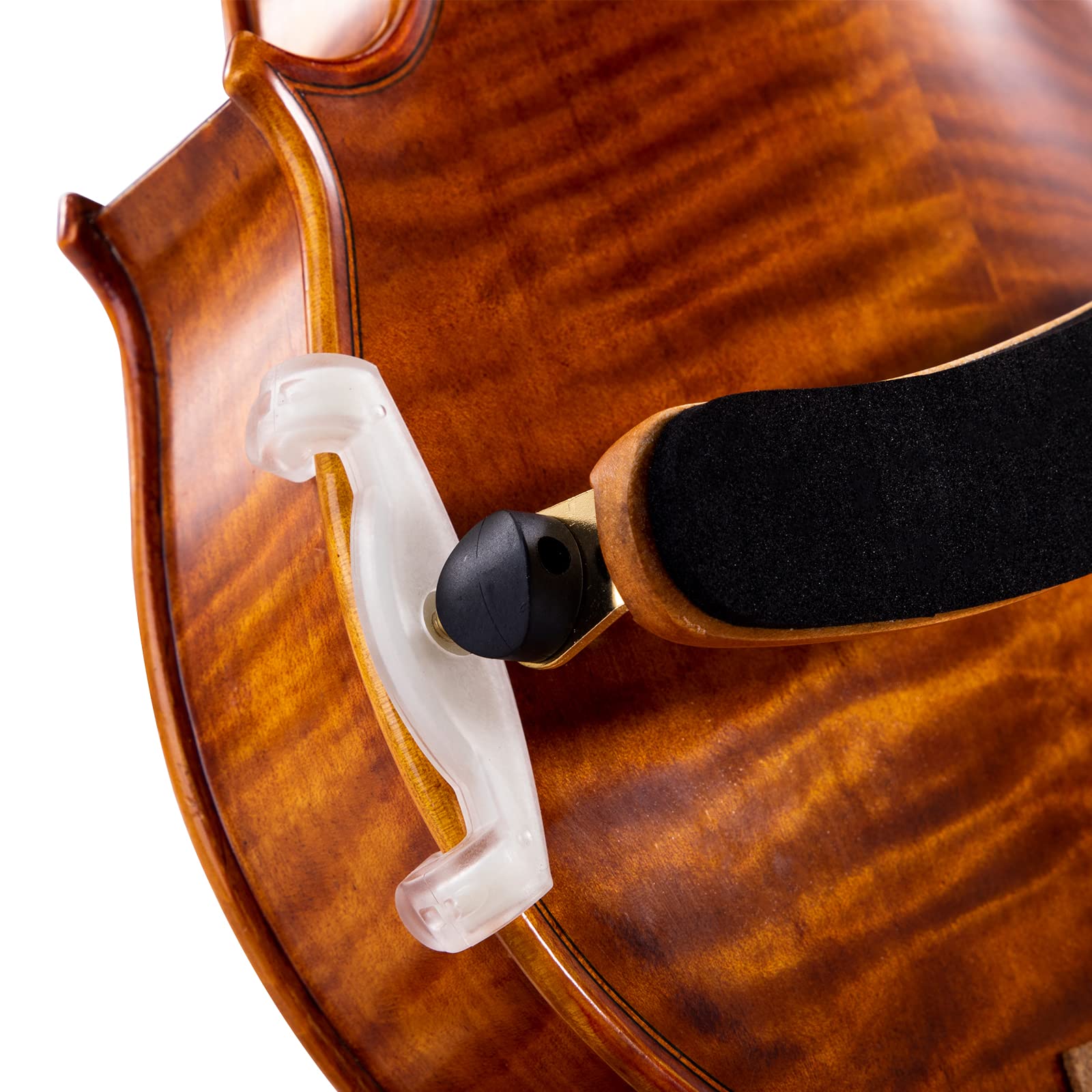 ENO MUSIC Hypoallergenic Wood Violin Viola Shoulder Rest for 3/4 4/4 Violins Viola