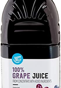 Amazon Brand - Happy Belly Grape Juice, Bottle, 64 fl oz (Pack of 1)