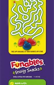 Funables Fruit Snacks, Mixed Berry Fruit Flavored Snacks, 0.8 ounce Pouches (Pack of 40)