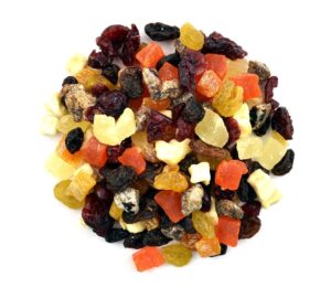 anna and sarah mini fruit trail mix, dried fruits assortment, healthy snack in resealable bag, 1lb 1 pack