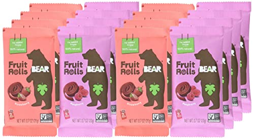 BEAR Real Fruit Rolls - Variety Pack - 16 Count (2 Rolls Per Pack)