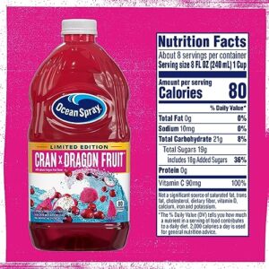 Ocean Spray® Cran x Dragon Fruit™ Juice Drink, 60 Fl Oz Bottle