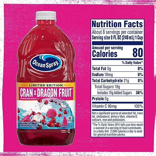 Ocean Spray® Cran x Dragon Fruit™ Juice Drink, 60 Fl Oz Bottle