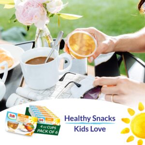 Dole Fruit Bowls Low Fat Apples & Creme Parfait Snacks, 4oz 24 Total Cups, Gluten & Dairy Free, Bulk Lunch Snacks for Kids & Adults