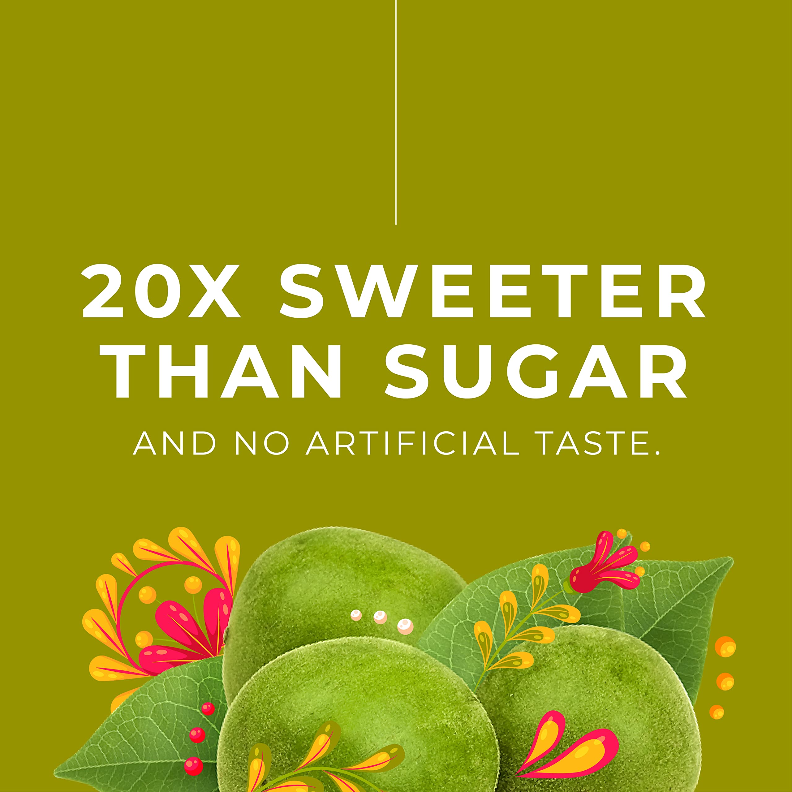 MONK FRUIT SWEETENER LIQUID - 100% MONK FRUIT EXTRACT - No Erythritol, Zero Calories & Sugars, No added water, Keto-friendly, Designed for Tea Lovers