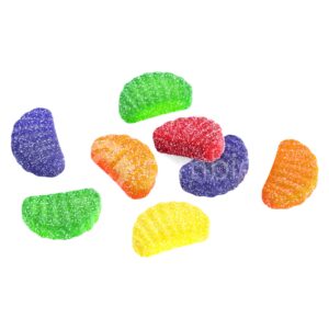 Assorted Fruit Slices Gummy Candy by Cambie | 2 lbs of Fruit Flavored Jellies | Bulk Assorted Fruit Slices Gummy Candy Packaged in a Resealable Pouch | 2 lb