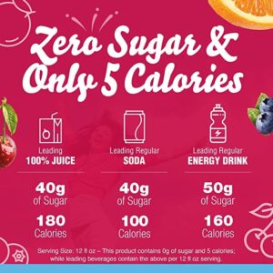 Crystal Light Fruit Punch Iced Tea Powdered Drink Mix - Pack of 2 (20 Packets in total)