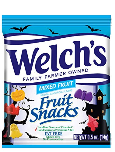 Welch's Halloween Fun Size Fruit Snacks, 0.5 Ounce, 85 Count