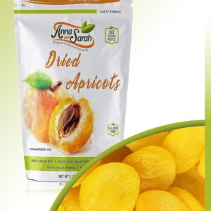 Anna and Sarah Dried Turkish Apricots SIZE #1 Big Size in Resealable Bag, 2 Lbs.