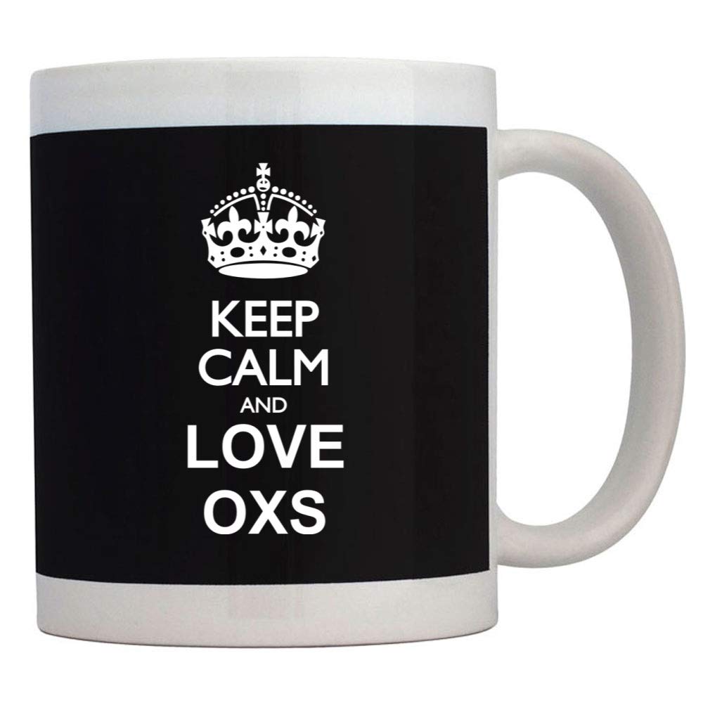 Teeburon Keep calm and love Oxs Mug