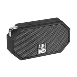 Altec Lansing IMW457-BLK Jacket H2O 2 Bluetooth Speaker, IP67 Waterproof, Black & Mini H2O - Wireless, Bluetooth, Waterproof Speaker, Floating, IP67, 6-Hour Battery, (Black)