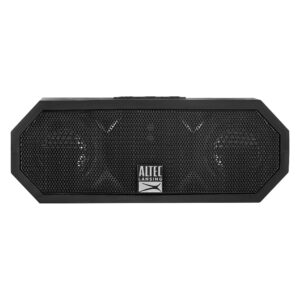 Altec Lansing IMW457-BLK Jacket H2O 2 Bluetooth Speaker, IP67 Waterproof, Black & Mini H2O - Wireless, Bluetooth, Waterproof Speaker, Floating, IP67, 6-Hour Battery, (Black)