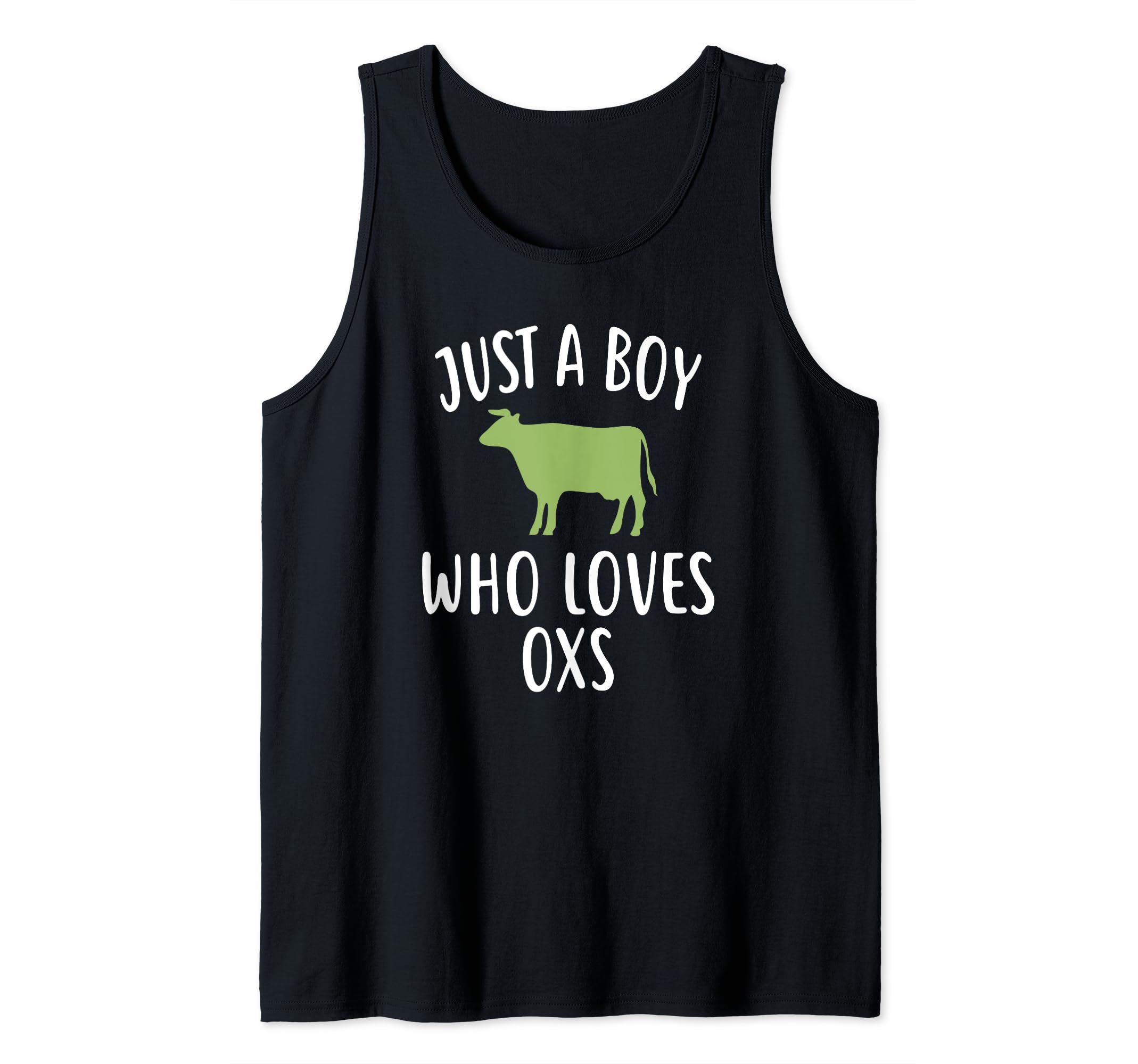 Just A Boy who loves OXS T-Shirt Funny OX Tank Top