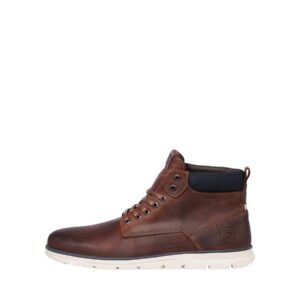 JACK & JONES Men's Chukka Boots, Brown Brandy Brown Brandy Brown, 10