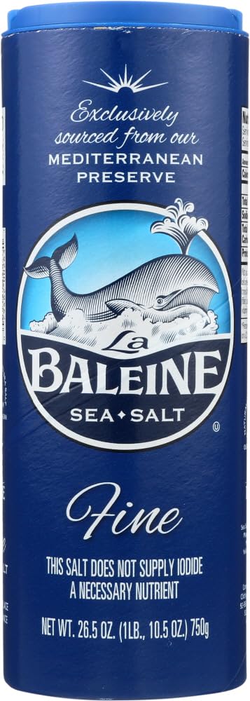 La Baleine · French Fine Sea Salt · 750g - 26.5 Oz ( Pack of 2)