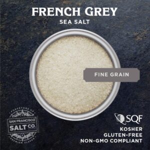 French Grey Sea Salt 2 lb. Bag Fine Grain - Sel Gris by San Francisco Salt Company