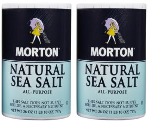 morton salt natural sea salt - 1.62 pound (pack of 2)