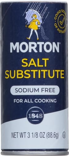 Morton Salt Substitute, Sodium Free, 3.12 Ounce