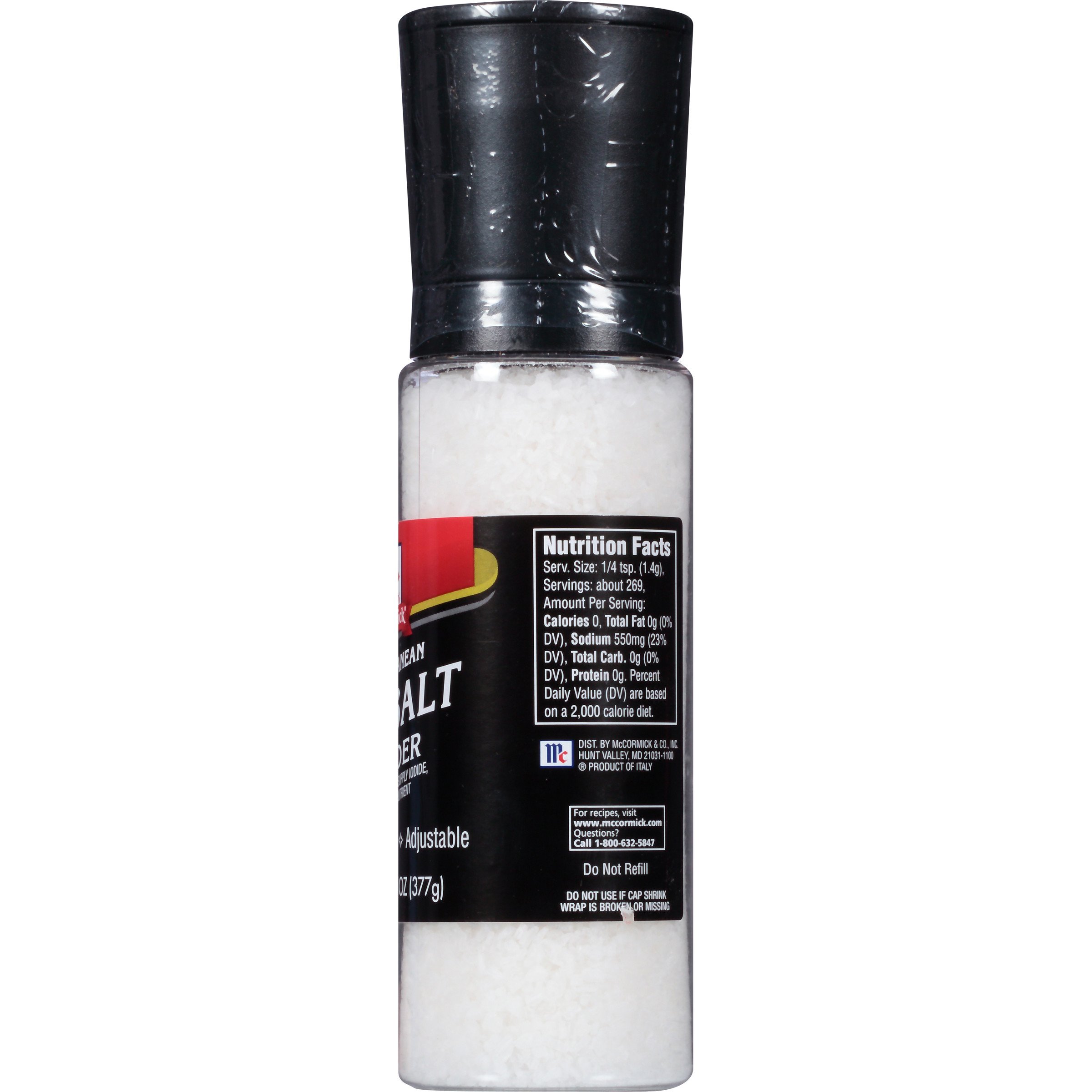 McCormick Mediterranean Sea Salt Grinder, 13.3 oz