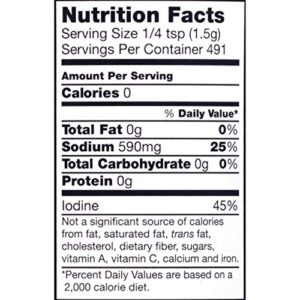 Morton Table Salt, Iodized, 26 Ounce (Pack Of 24)