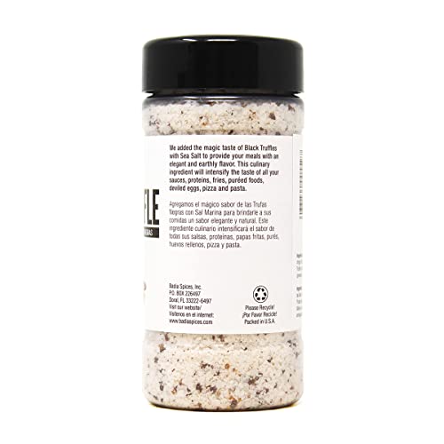 Black Truffle Sea Salt, 9 Ounce