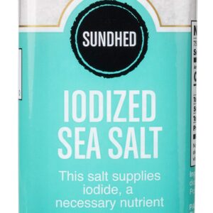 Sundhed Sea Salt (Fine) in Refill | 750 Grams (26.45 oz) | Gourmet Seasoning Salt | Real and Natural Iodized Salt | Keto Friendly and Kosher Certified