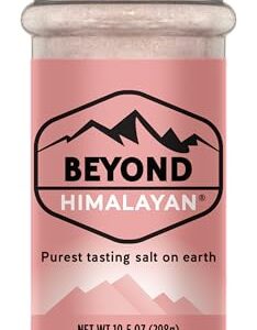 BEYOND HIMALAYAN Pink Himalayan Sea Salt Substitute - 10.5 oz. - Tasty Low Sodium Salt & Potassium Salt Substitute for High Blood Pressure - Himalayan Pink Salt Substitute With Real Salt-Taste