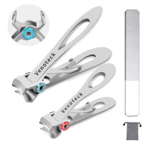 nail clippers set,fingernail toenail clippers for thick nails,nail clipper for adult men women seniors