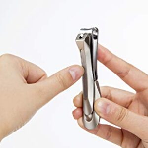 Green Bell - Takumi No Waza - Stainless Steel Nail Clipper (G-1205) - Built-in Nail File - Made in Japan