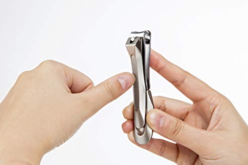 Green Bell - Takumi No Waza - Stainless Steel Nail Clipper (G-1205) - Built-in Nail File - Made in Japan