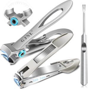 2024 new nail clippers, upgrade nail clippers for men with wide opening, professional ultra sharp nail clippers with catcher, extra large heavy duty fingernail clipper cutter for thick nails