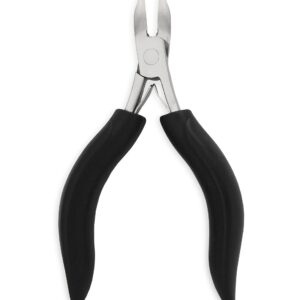 Amazon Basics Toenail Clippers with Comfort Grip, Black