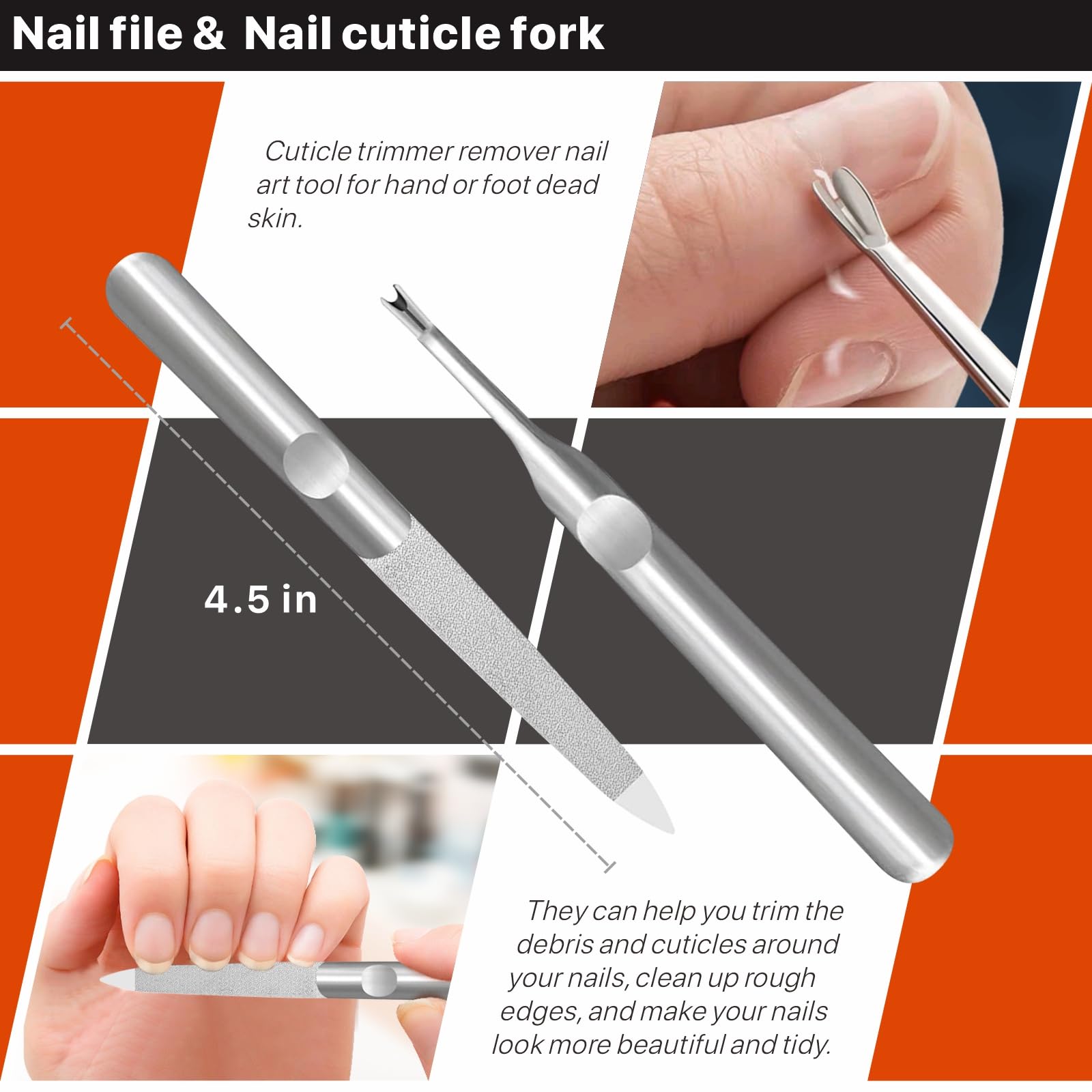 Konovo Toenail Clippers for Seniors Thick Toenails, Toe Nail Clippers Adult Thick Nails Long Handle 16mm Wide Jaw Opening Nail Clippers Heavy Duty Nail Clippers Kit 5Pcs