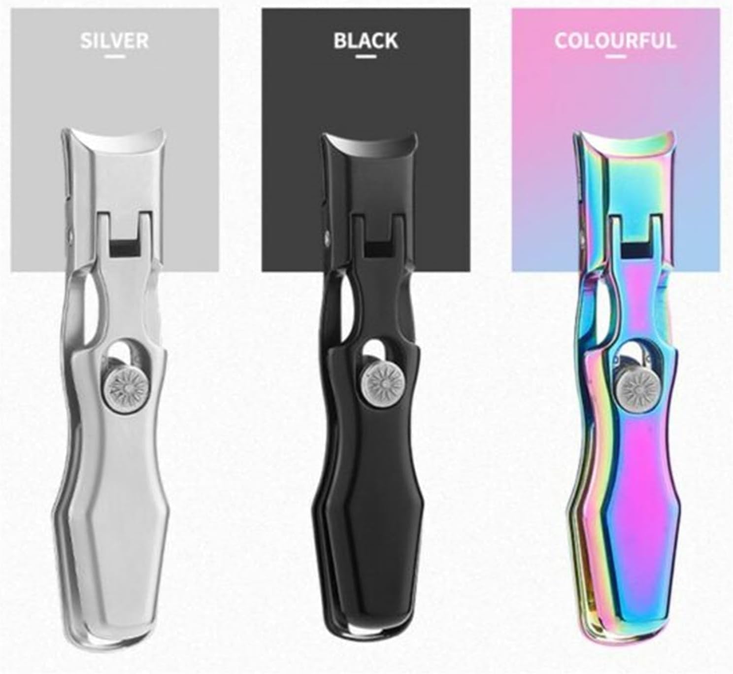 Gloniawor Nail Clippers, Dotmalls Nail Clipper, Cumulus Nail Clipper with Catcher, Ultra Sharp Sturdy Fingernail and Toenail Clipper Cutters, Slanted Nail Clippers