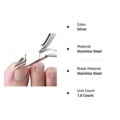 Podiatrist Nail Clippers, Professional Thick & Ingrown Toenail Clippers for Men & Seniors,Pedicure Clippers Toenail Cutters, Super Sharp Curved Blade Grooming Tool