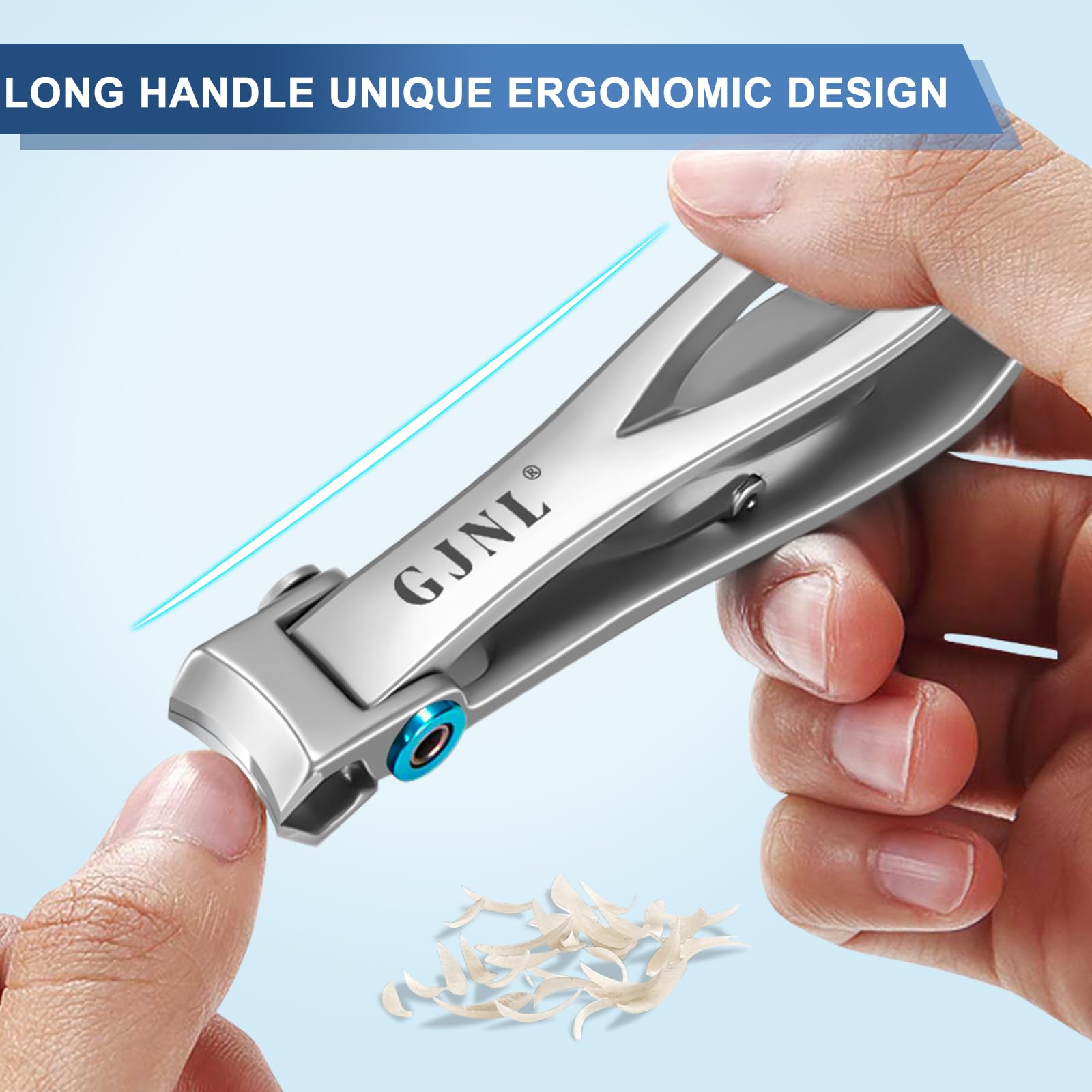 Upgrade Toenail Clippers for Seniors Thick Toenails, Nail Clippers for Men Thick Nails with Wide Opening, Professional Extra Large Heavy Duty Cutter Toe Nail Clippers for Seniors