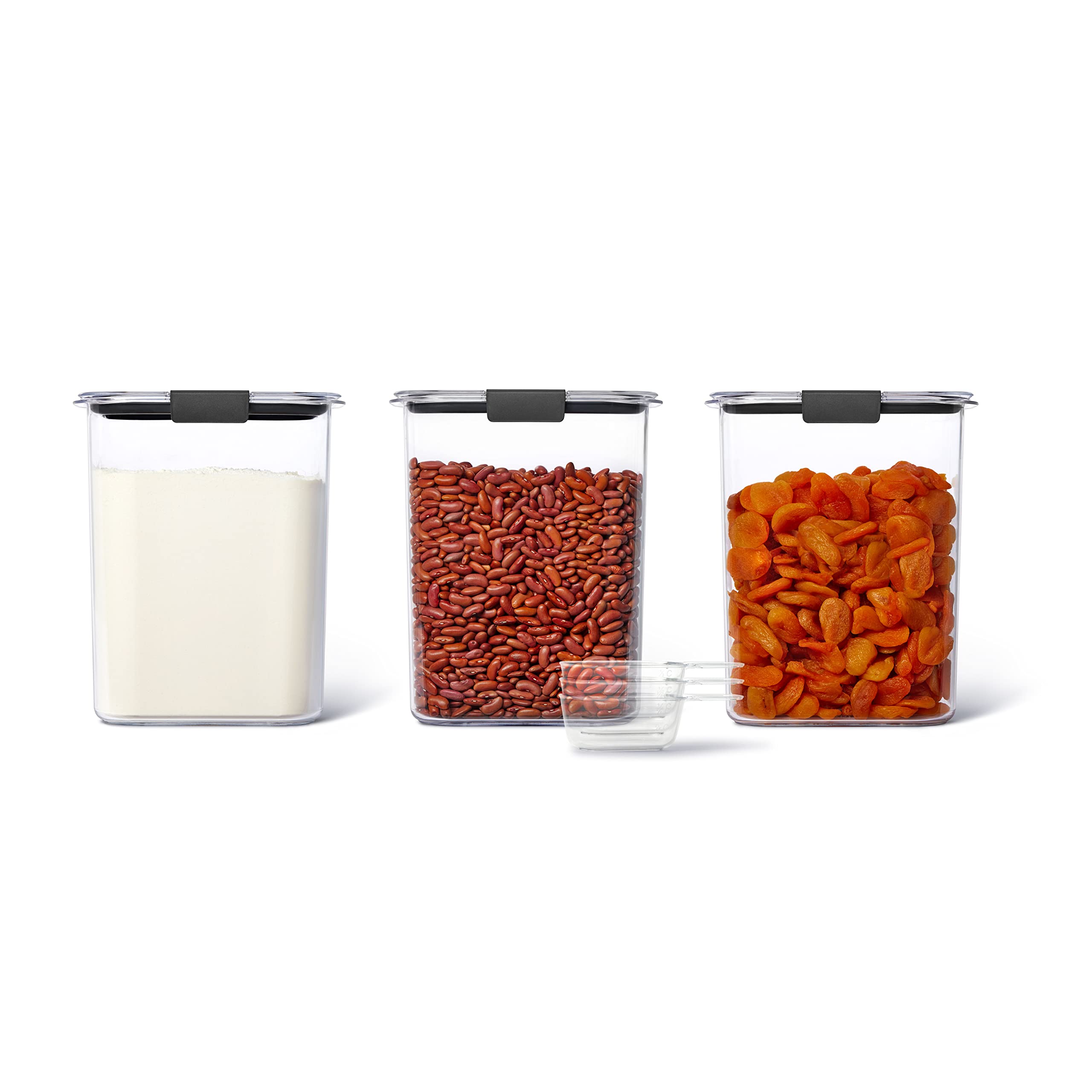 Rubbermaid Brilliance BPA Free Food Storage Containers with Lids, Airtight, for Kitchen and Pantry Organization