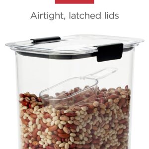 Rubbermaid Brilliance BPA Free Food Storage Containers with Lids, Airtight, for Kitchen and Pantry Organization