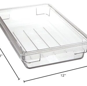 Winco Polycarbonate Food Storage Box, 12 by 18 by 3-1/2-Inch