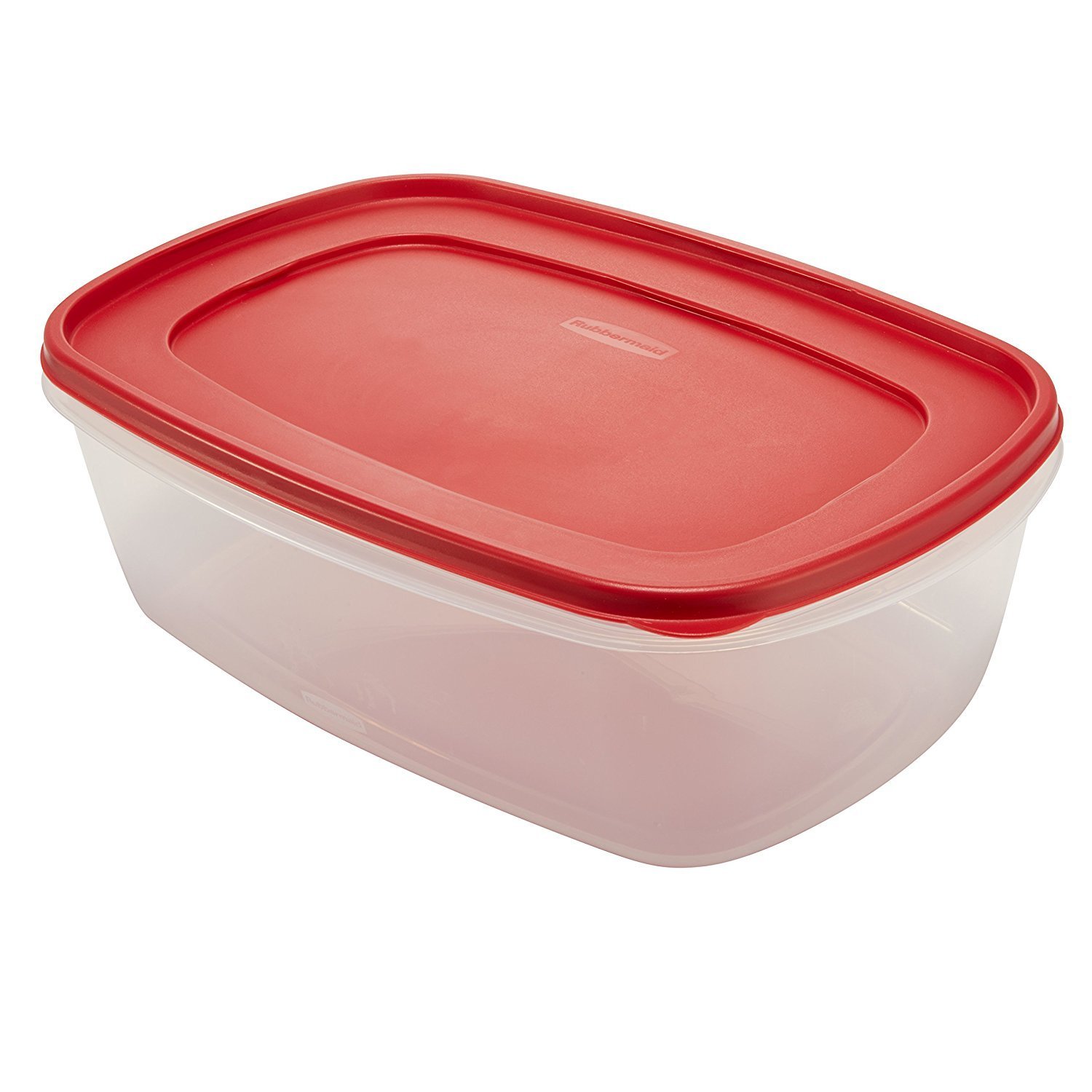 Rubbermaid 7J77 Easy Find Lid Rectangle 40-Cup 2.5 gallon Food Storage Container (Pack of 4)