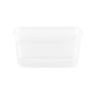 Snapware Total Solution 5-Cup Plastic Food Storage Container with Lid, 5-Cup Rectangular Meal Prep Container, Non-Toxic, BPA-Free Lid with 4 Locking Tabs, Microwave, Dishwasher, and Freezer Safe