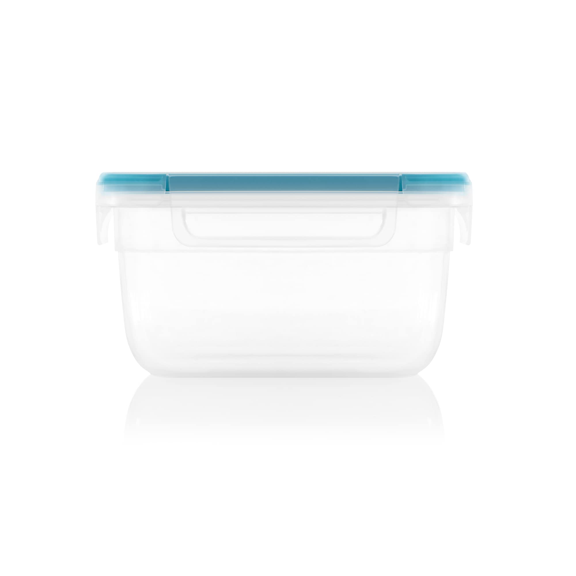 Snapware Total Solution 5-Cup Plastic Food Storage Container with Lid, 5-Cup Rectangular Meal Prep Container, Non-Toxic, BPA-Free Lid with 4 Locking Tabs, Microwave, Dishwasher, and Freezer Safe