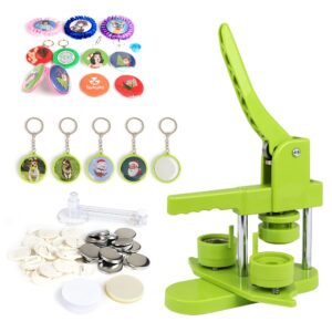 button maker machine (4th gen) fasttobuy installation-free 37mm 1.5 inch upgrade badge maker pin maker press machine with 405pcs free button parts, circle cutter