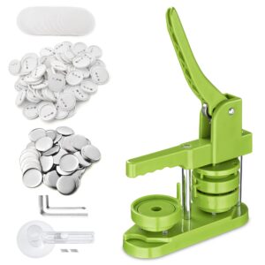 yescom 2 5/16" 58mm backpack pin 100 sets button maker machine installation-free diy pin badge punch press kit