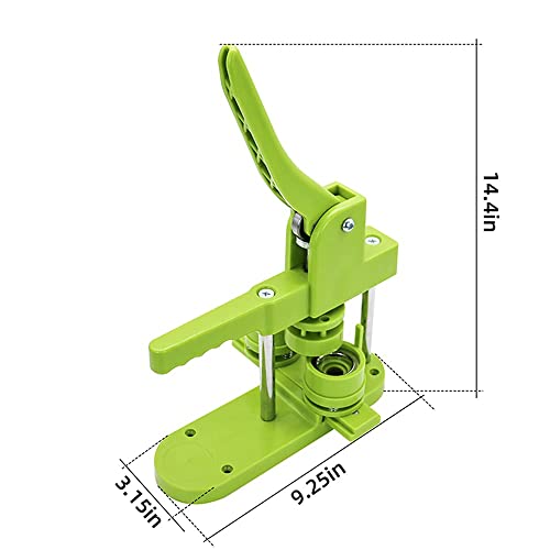 Onetuon Button Badge Maker Machine kit 37mm (1-1/2 inch) DIY Pin Button Maker Press Machine Badge Punch Press with Free 100pcs Button Parts&Pictures&Circle Cutter (1-1/2INCH (37MM))