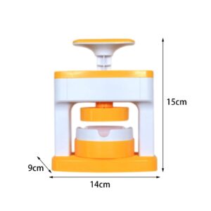 DYNWAVE DIY Pin Badge Button Maker Brooch Pin Making Machine Lightweight Decoration Supplies Creative Badge Die Mould Button Maker Machine for Kids, with 48 Set